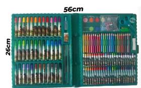 Estojo De Colorir 150 Peças Presente Didático Desenho , Estojo De Colorir 150 Peças Presente Didático Desenho ,