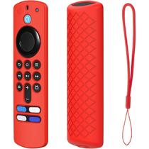 Estojo de controle remoto USTIYA para Fire TV Stick 4K 2021 vermelho Estojo de controle remoto USTIYA para Fire TV Stick 4K 2021 vermelho