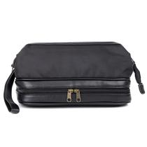 Estojo de cosméticos Dopp Super Travel Kit com itens de bônus preto