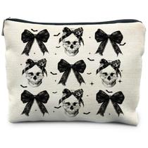 Estojo de cosméticos RYYCDOI Bolsa de maquiagem de Halloween 25x19cm
