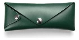 Estojo De Couro Legítimo Verde Oliva Azadi Estojo De Couro Legítimo Verde Oliva Azadi