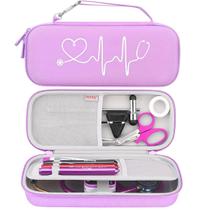 Estojo de estetoscópio BOVKE para 3M Littmann Classic III roxo