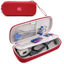 Estojo de estetoscópio PROHAPI rígido grande com slot de identificação para 3M Littmann