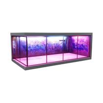 Estojo De Exibição Diorama De Garagem Para Carros Em Escala 1/64 Com Iluminação LED Para Veículos Em