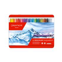 Estojo de Giz Pastel Oleoso Neocolor Ii Caran D'ache 40 Cores
