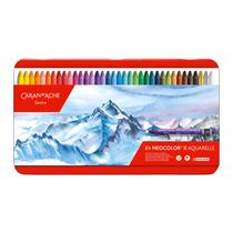 Estojo de Giz Pastel Oleoso Neocolor Ii Caran D'ache 84 Cores