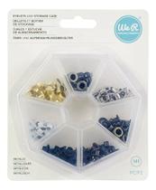 Estojo de Ilhóses Eyelets Wer Memory 140 Pçs Metálicos
