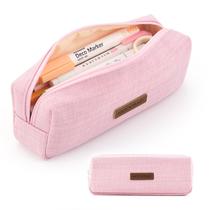 Estojo de lápis ANGOOBABY, bolsa pequena para escola, rosa