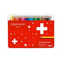 Estojo de Lápis Caran D'ache Swisscolor Permanente 30 Cores