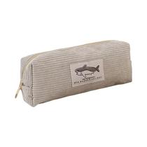 Estojo De Lápis Com Bordado De Tubarão Fofo Para Meninas, Acessórios De Papelaria Para Volta Às