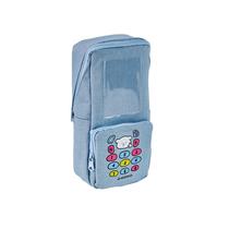 Estojo de lápis Creative Phone Shape Jeans de grande capacidade