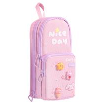 Estojo de lápis Cute Cartoon Bunny, tecido Oxford de grande capacidade Estojo de lápis Cute Cartoon Bunny, tecido Oxford de grande capacidade