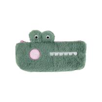Estojo de lápis Cute Cartoon Crocodile Plush Animal Pouch Kids