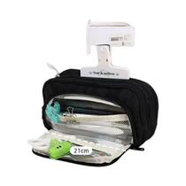 Estojo De Lápis De Grande Capacidade, Bolsa De Canetas Portátil, Necessaire Para Escritório, Escola,