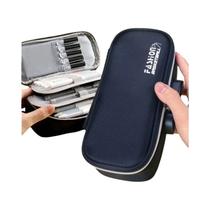 Estojo De Lápis De Lona De Grande Capacidade Com Fechadura De Senha Portátil Para Meninos Estudantes Estojo De Lápis De Lona De Grande Capacidade Com Fechadura De Senha Portátil Para Meninos Estudantes
