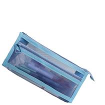 Estojo de lápis de malha transparente de grande capacidade, dupla camada Estojo de lápis de malha transparente de grande capacidade, dupla camada