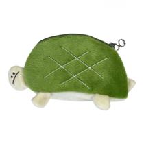 Estojo de lápis de pelúcia com design de tartaruga animal de 26 cm, fofo para crianças