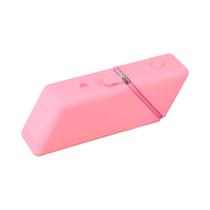 Estojo De Lápis De Silicone De Grande Capacidade, Organizador Retangular Gradiente Para Estudantes