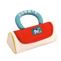 Estojo de lápis de tecido acolchoado com design de cachorro de grande capacidade Estojo de lápis de tecido acolchoado com design de cachorro de grande capacidade