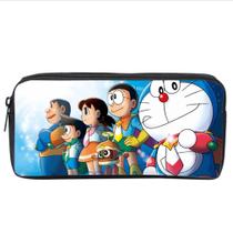 Estojo de lápis Doraemons Stationery Cartoon Anime Poliéster