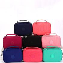 Estojo De Lápis Dulpa Camada Escolar Juvenil Box Jumbo Nylon Grande Com Divisória Cor:Cor Aleatório