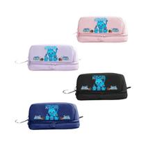 Estojo De Lápis Duplo KPop Demon Hunters, Bolsa Multifuncional Para Estudantes