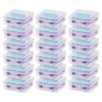 Estojo de lápis e recipiente de armazenamento IRIS USA, pacote com 18 unidades, transparente Estojo de lápis e recipiente de armazenamento IRIS USA, pacote com 18 unidades, transparente
