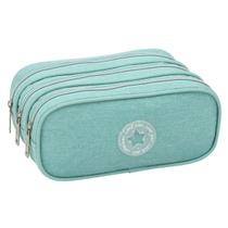 Estojo De Lápis Escolar Faculdade Triplo 3 Compartimentos Espaçoso Estojo De Lápis Escolar Faculdade Triplo 3 Compartimentos Espaçoso