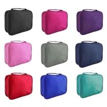 Estojo De Lápis Escolar Juvenil Box Jumbo Nylon Táctico Grande Com Divisória Cor:Cor Aleatório