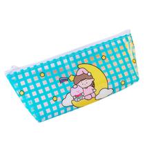 Estojo de lápis fofo de desenho animado em PVC transparente para lua e estrela Estojo de lápis fofo de desenho animado em PVC transparente para lua e estrela