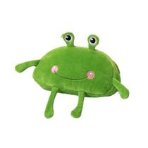 Estojo de lápis Funny Frog Plush Cartoon Bolsa para crianças