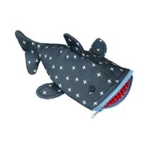 Estojo De Lápis Grande E Fofo Em Forma De Tubarão, Bolsa De Armazenamento De Cosméticos E Material