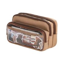 Estojo De Lápis Kawaii À Prova d'Água De Grande Capacidade Multi-camadas Portátil Material Escolar