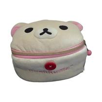 Estojo De Lápis Kawaii Rilakkuma Bear, Portátil, Estereoscópico, Para Armazenamento De Material
