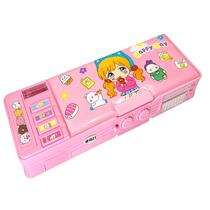 Estojo de lápis LilyBeauty Pop Up Multifuncional para crianças rosa Estojo de lápis LilyBeauty Pop Up Multifuncional para crianças rosa