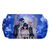 Estojo de lápis Link Clicks Cartoon Anime de grande capacidade Estojo de lápis Link Clicks Cartoon Anime de grande capacidade