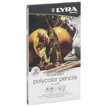 Estojo de Lápis Lyra Rembrandt Polycolor Profissional 12 Cores