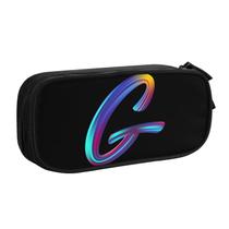 Estojo de lápis Pazacon Cute Initial de grande capacidade para crianças G