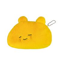 Estojo de lápis Plush Butter Bear Yellow de 20 cm para escritório escolar