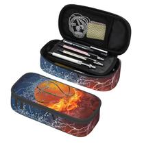 Estojo de lápis SNAPMADE Basketball Cool Sports em tecido Oxford