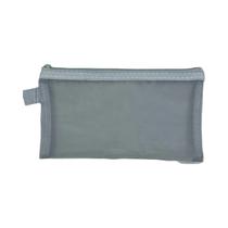 Estojo De Lápis Transparente De Grande Capacidade Em Malha De Nylon Para Armazenamento De Materiais