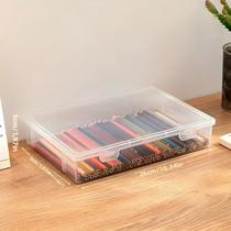 Estojo De Lápis Transparente De Grande Capacidade Para Marcadores De Esboço, Lápis Coloridos,