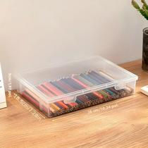 Estojo De Lápis Transparente De Grande Capacidade Para Marcadores De Esboço, Lápis Coloridos,