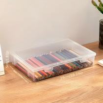 Estojo De Lápis Transparente De Grande Capacidade Para Marcadores De Esboço, Lápis Coloridos,