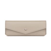 Estojo de lápis YONBEN, pequeno e simples, de material sintético, cáqui para trabalho Estojo de lápis YONBEN, pequeno e simples, de material sintético, cáqui para trabalho