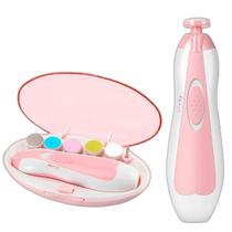 Estojo De Lixadeiras Para Unhas De Bebês 6 Refis Inclusos
