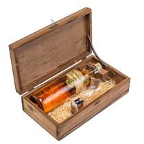 Estojo de Madeira Harmonie Schnaps Blend 04 Madeiras (Carvalho, Grápia, Louro e Cabriúva)