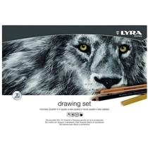 Estojo de Madeira Lyra Rembrandt Monochrome Set 31 Peças