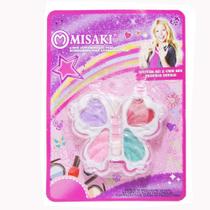 Estojo De Maquiagem Com Sombra + Pincel Para Boneca