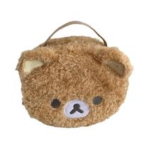 Estojo De Maquiagem De Pelúcia Para Mulheres, Bolsa Cosmética De Urso Anime, Organizador De Joias,